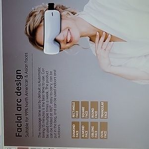 Realink Eye Massager Heat Compression Bluetooth Recharge Reduce eye strain New…